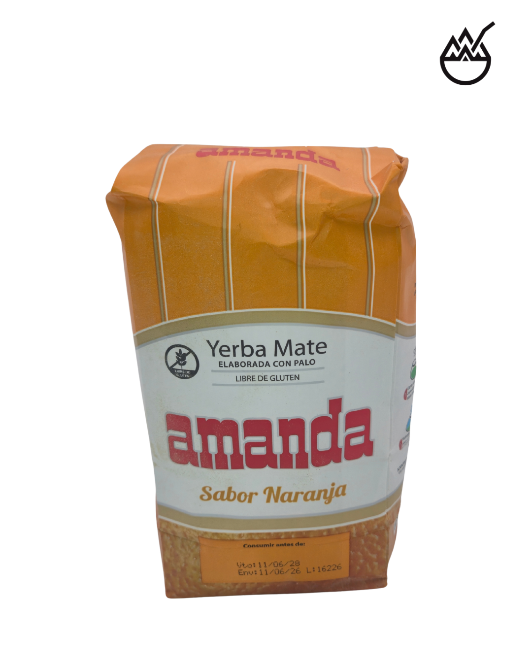Yerba Mate Amanda Sabor Naranja 500gr