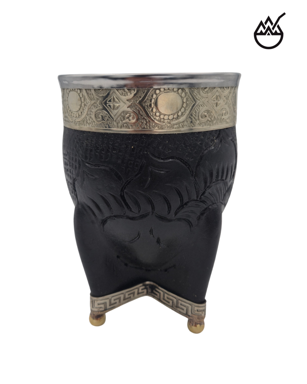 Mate Imperial Calabaza Premium Exclusivo – Base Alpaca Bolitas