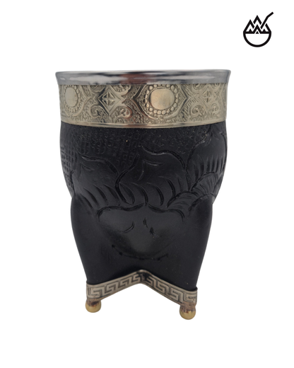 Mate Imperial Calabaza Premium Exclusivo – Base Alpaca Bolitas