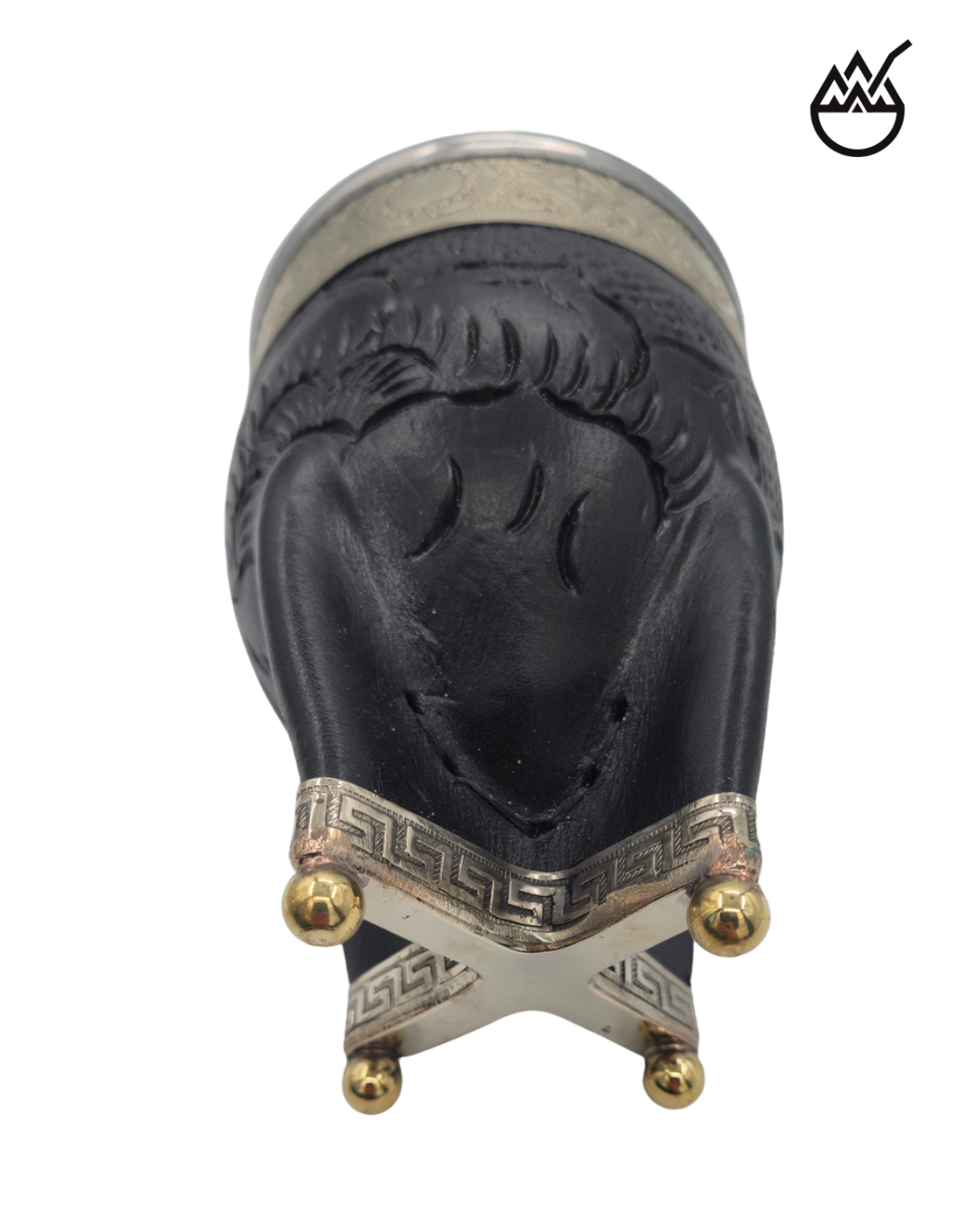 Mate Imperial Calabaza Premium Exclusivo – Base Alpaca Bolitas