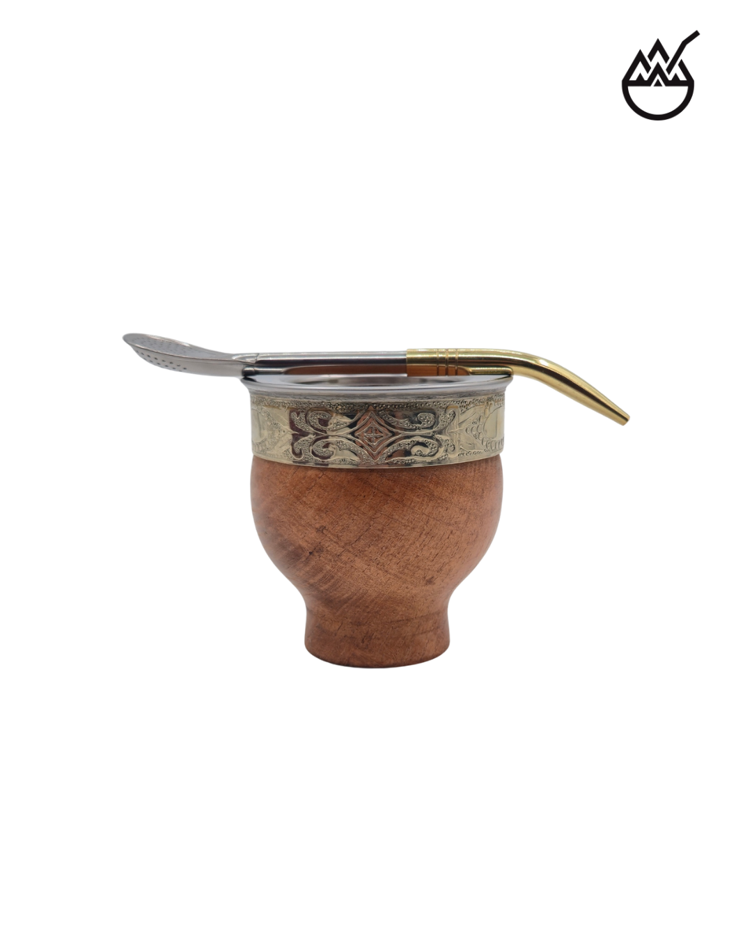 Mate Imperial Algarrobo con Virola de Alpaca